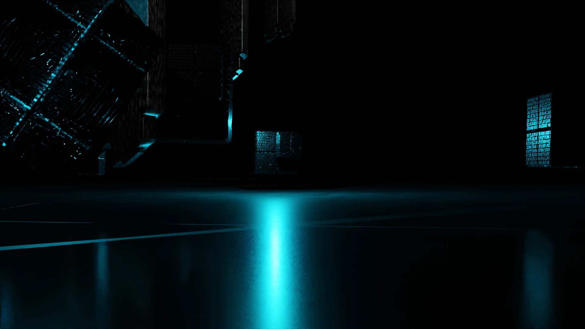 Dark open space